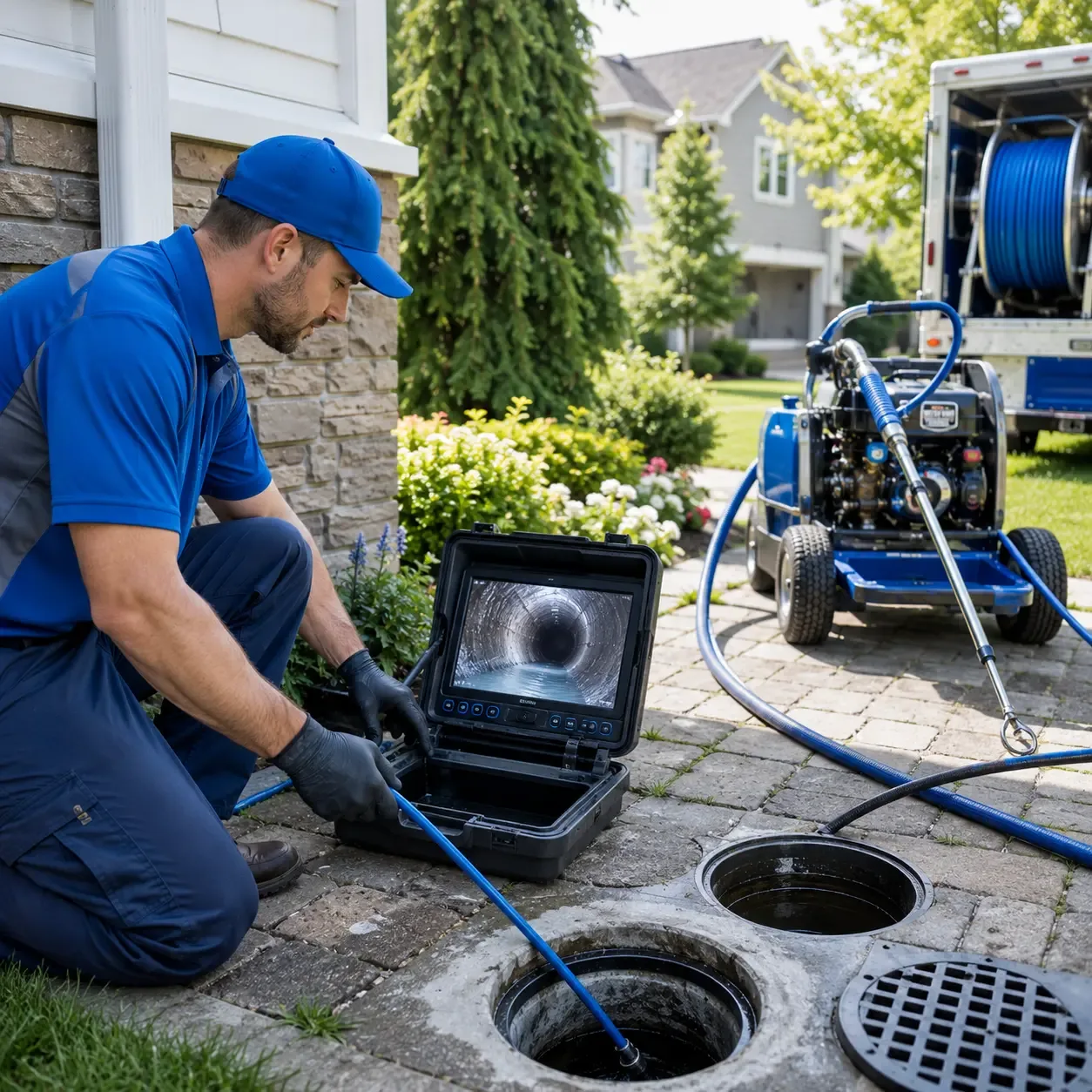 Outdoor drain cleaning professionals serving Ashfield, MA