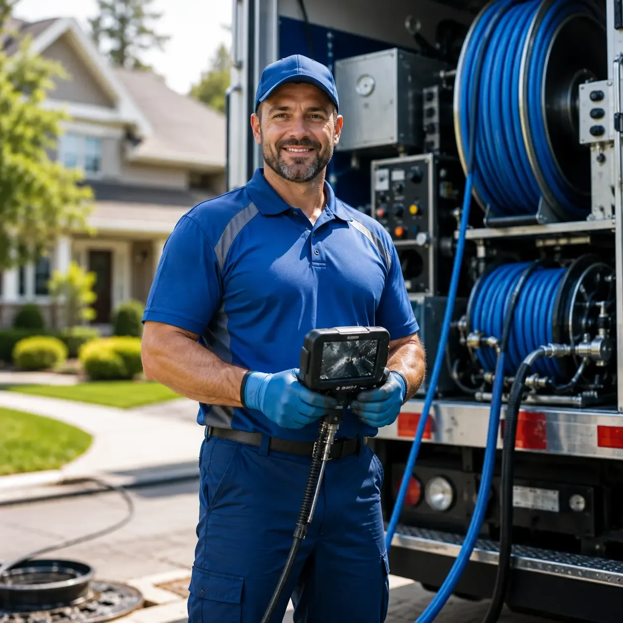 Local outdoor drain cleaning specialists in Ashfield, MA